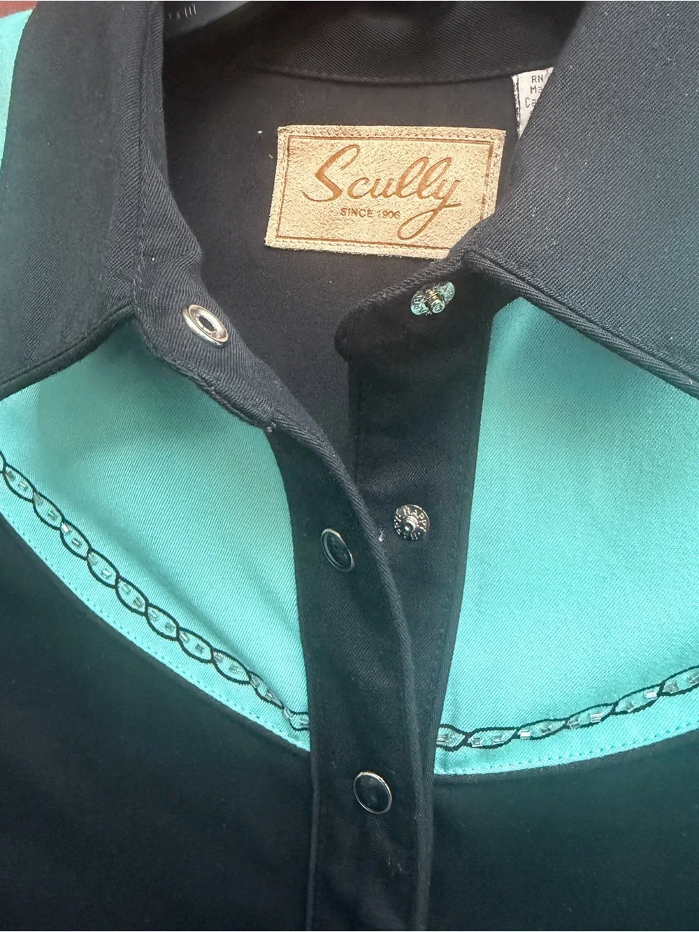 Scully black turquoise
